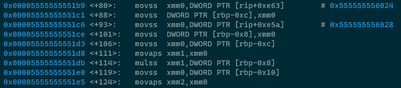 Multiplication ASM chunk 2.